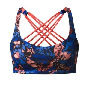 Lululemon Free To Be Wild Strappy Bra Paint Storm
